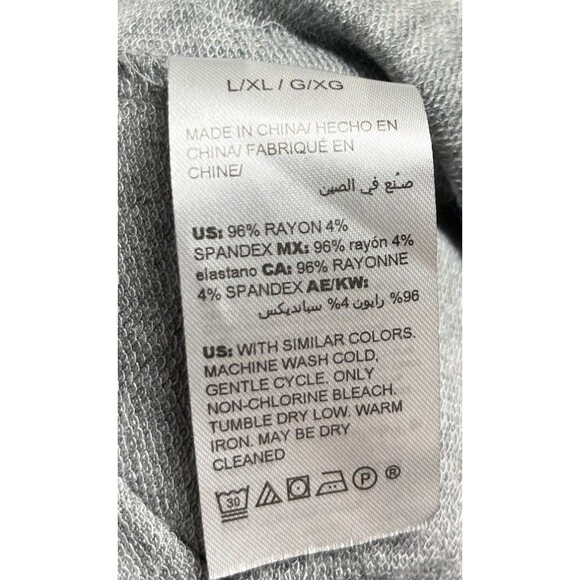 Soma Lounge Cardigan Large XL Women's Size Gray Long Sleeve COZY COMFORT - Picture 5 of 5